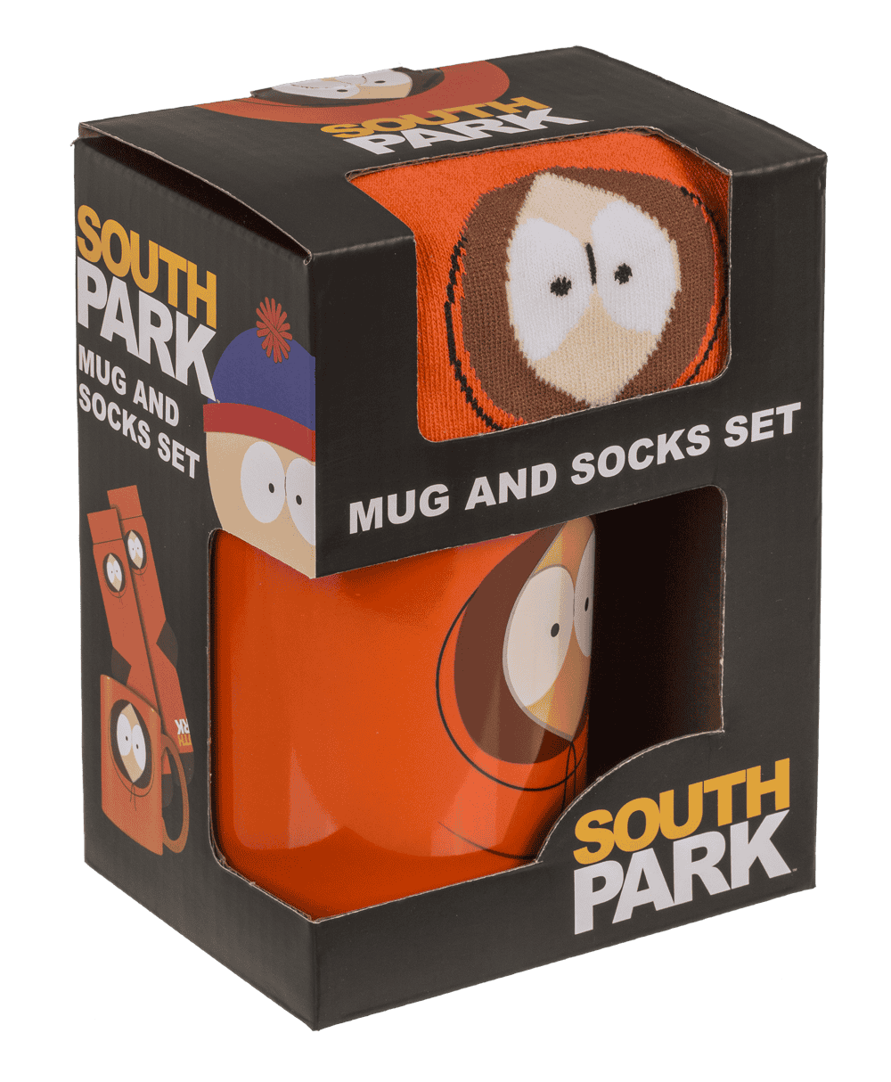 Gift set, South Park, mug and socks,