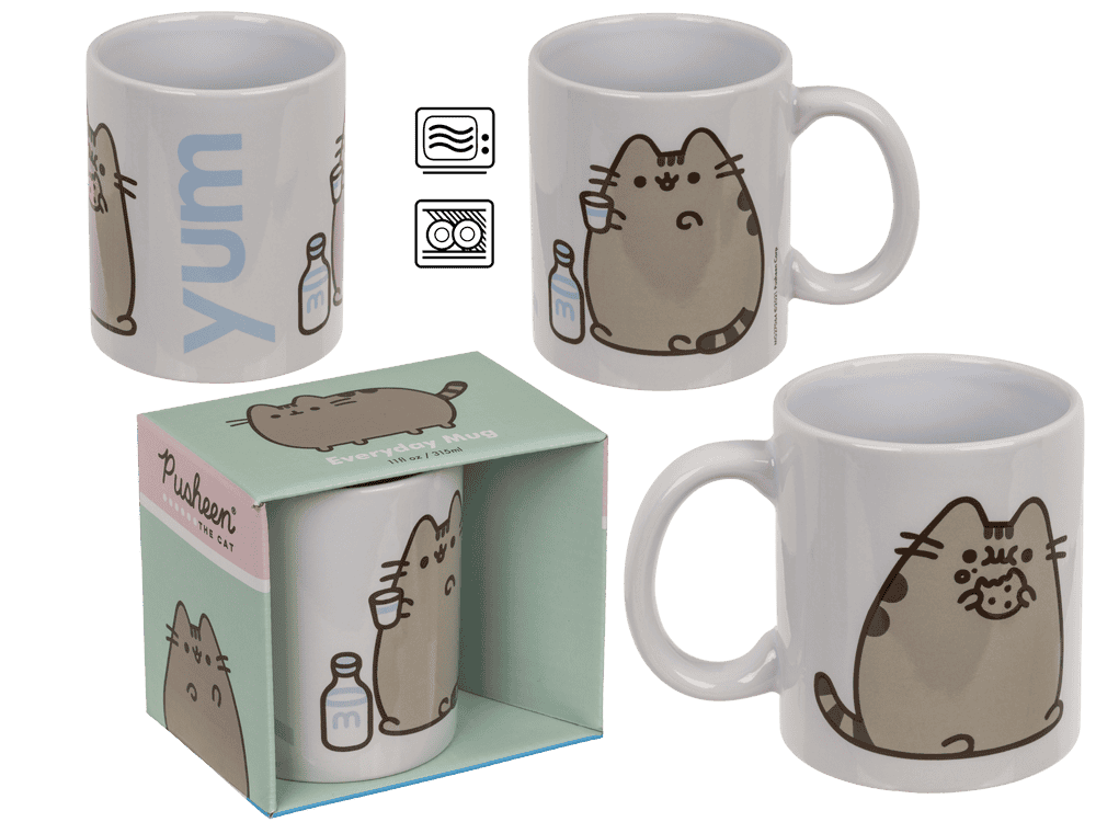 Mug, Pusheen - “Yum”,stoneware,
