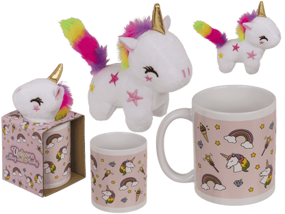 Gift Set, Unicorn, Mug and Plush Unicorn,