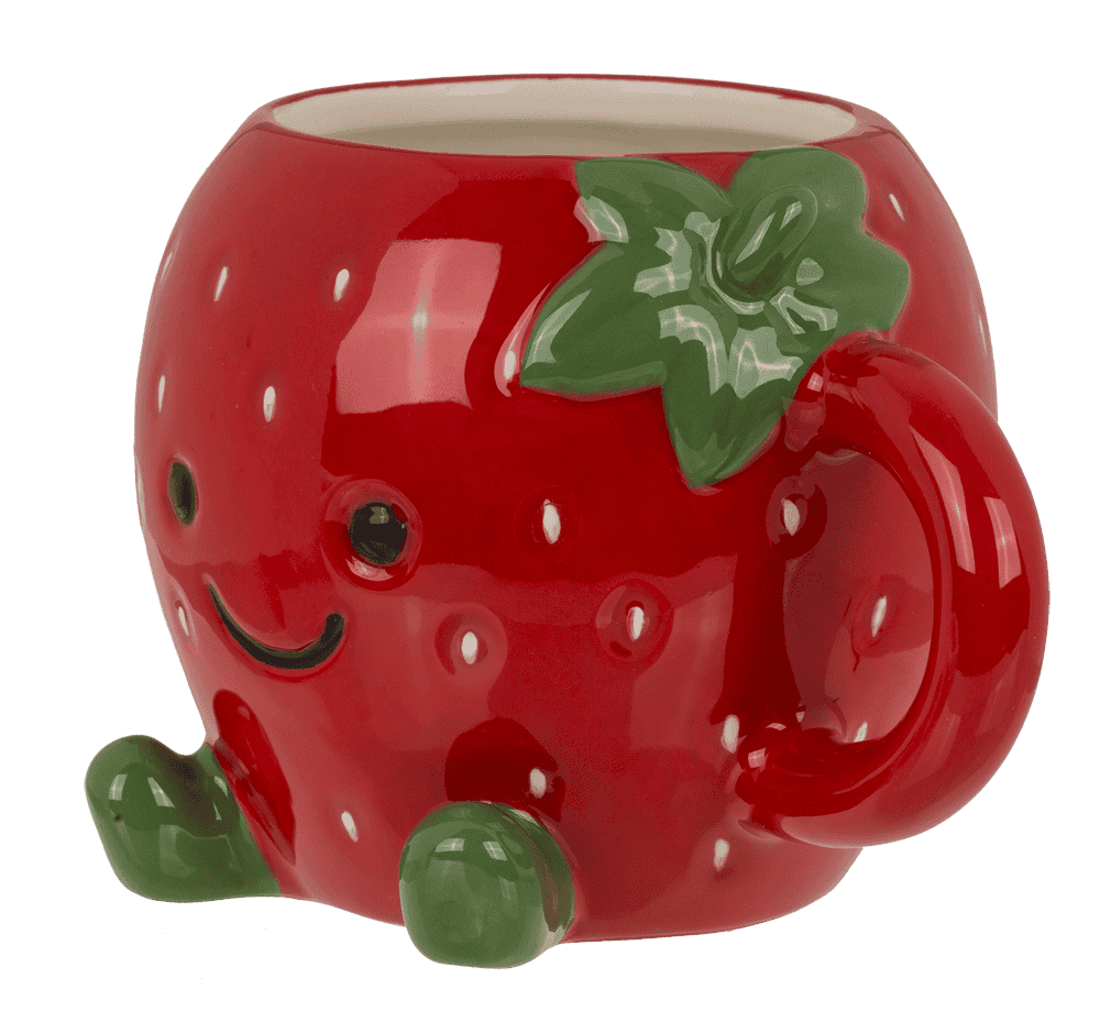 Mug, Kawaii Strawberry, Dolomite,