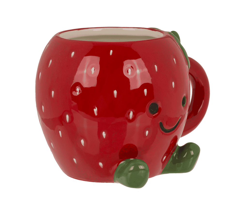 Mug, Kawaii Strawberry, Dolomite,