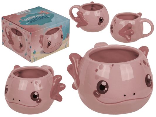 Mug, Axolotl, Stoneware,