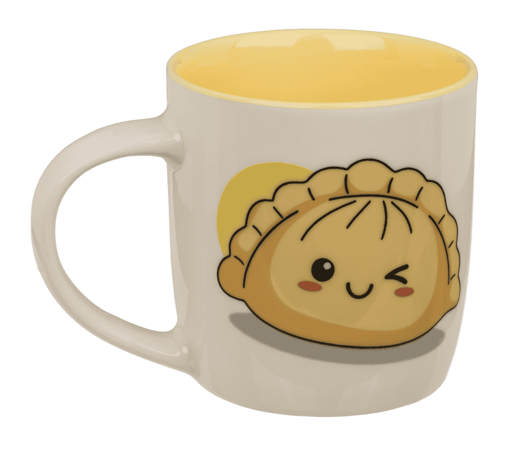 Taza nueva de porcelana «Bone China», «Dumpling», 
