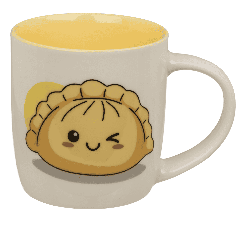 Taza nueva de porcelana «Bone China», «Dumpling», 