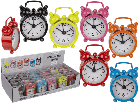 Metal alarm clock, Colours,