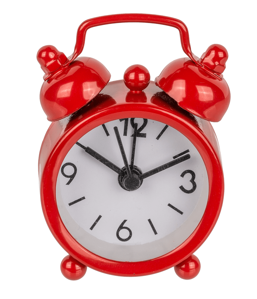 Metal alarm clock, Colours,