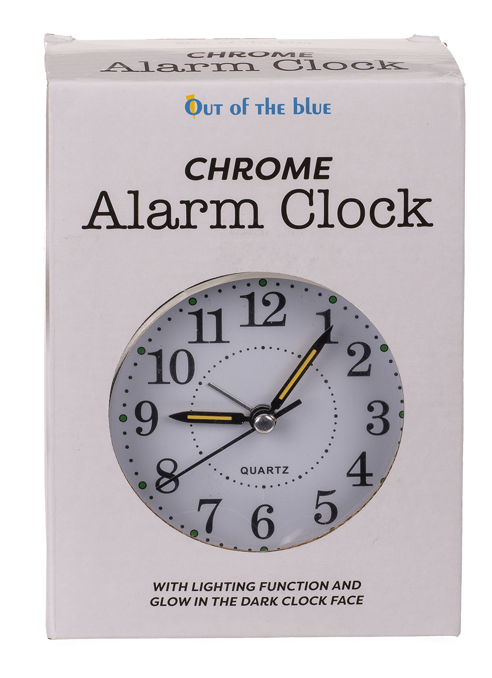Metal Alarm Clock, Chrome,