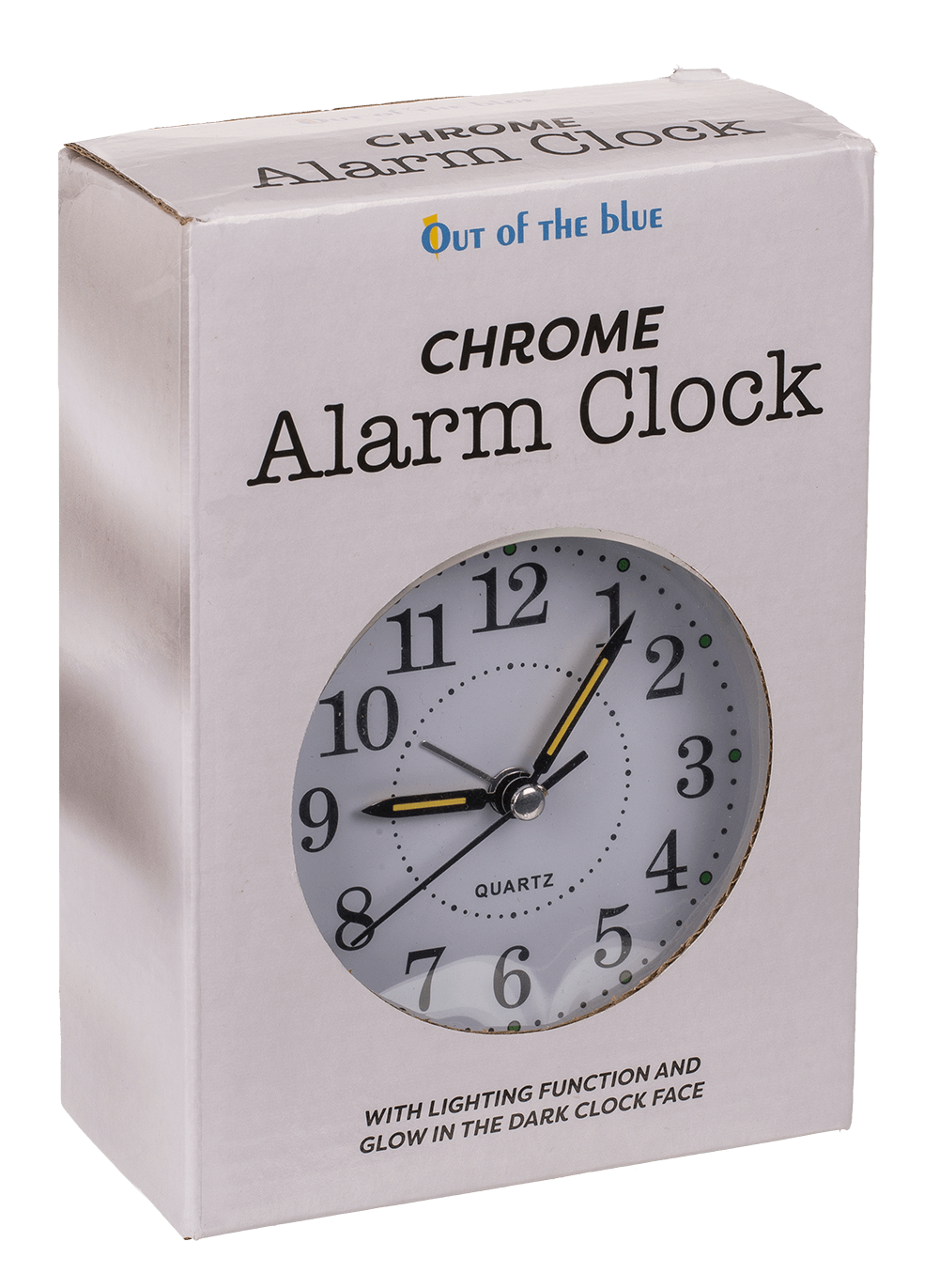 Metal Alarm Clock, Chrome,