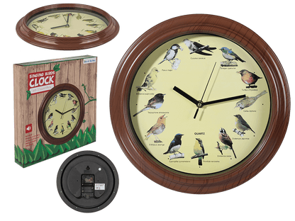 Wall Clock with bird sound,