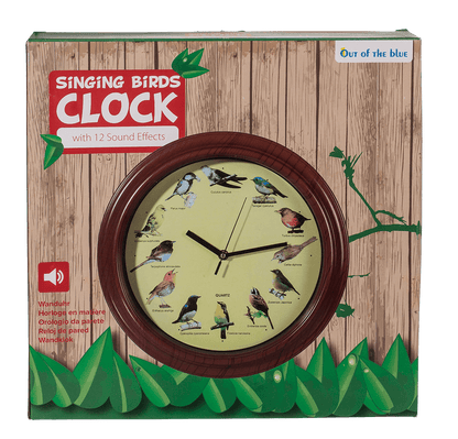 Wall Clock with bird sound,