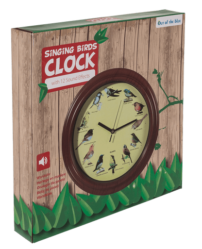 Wall Clock with bird sound,