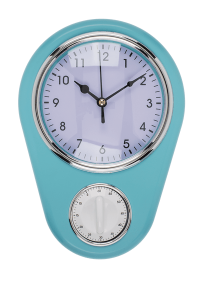 Wall clock, Kitchen with timer,