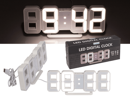 LED digital clock with alarm function,
