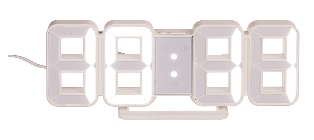 LED digital clock with alarm function,