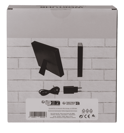 Clock with German words