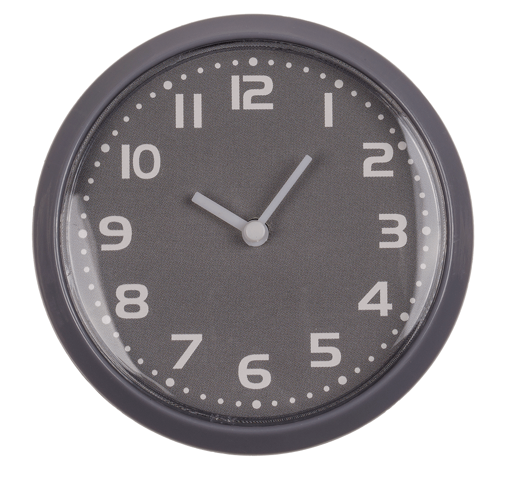 Clock with magnet, Pure Colours, ca. 8 cm