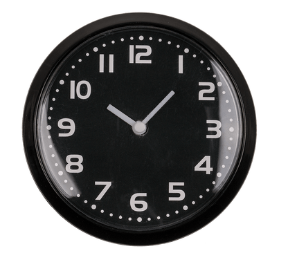 Clock with magnet, Pure Colours, ca. 8 cm