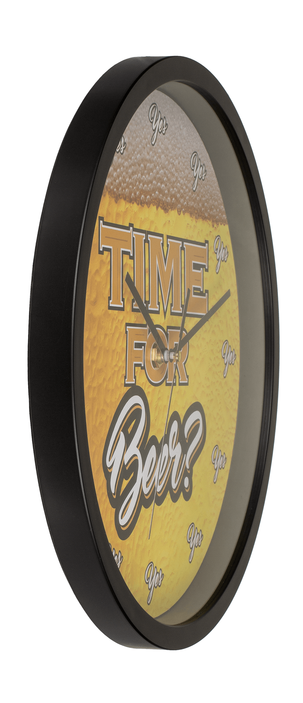 Wall clock, Time for Beer, D: ca. 29 cm,