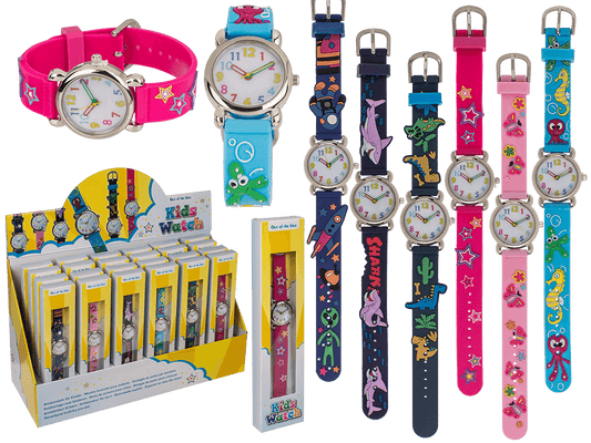 Watch, Kids Watch (incl. battery) 6 ass.,
