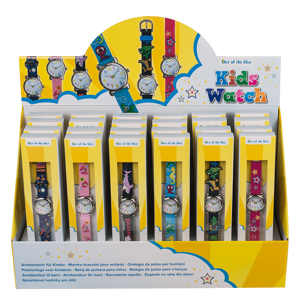 Watch, Kids Watch (incl. battery) 6 ass.,