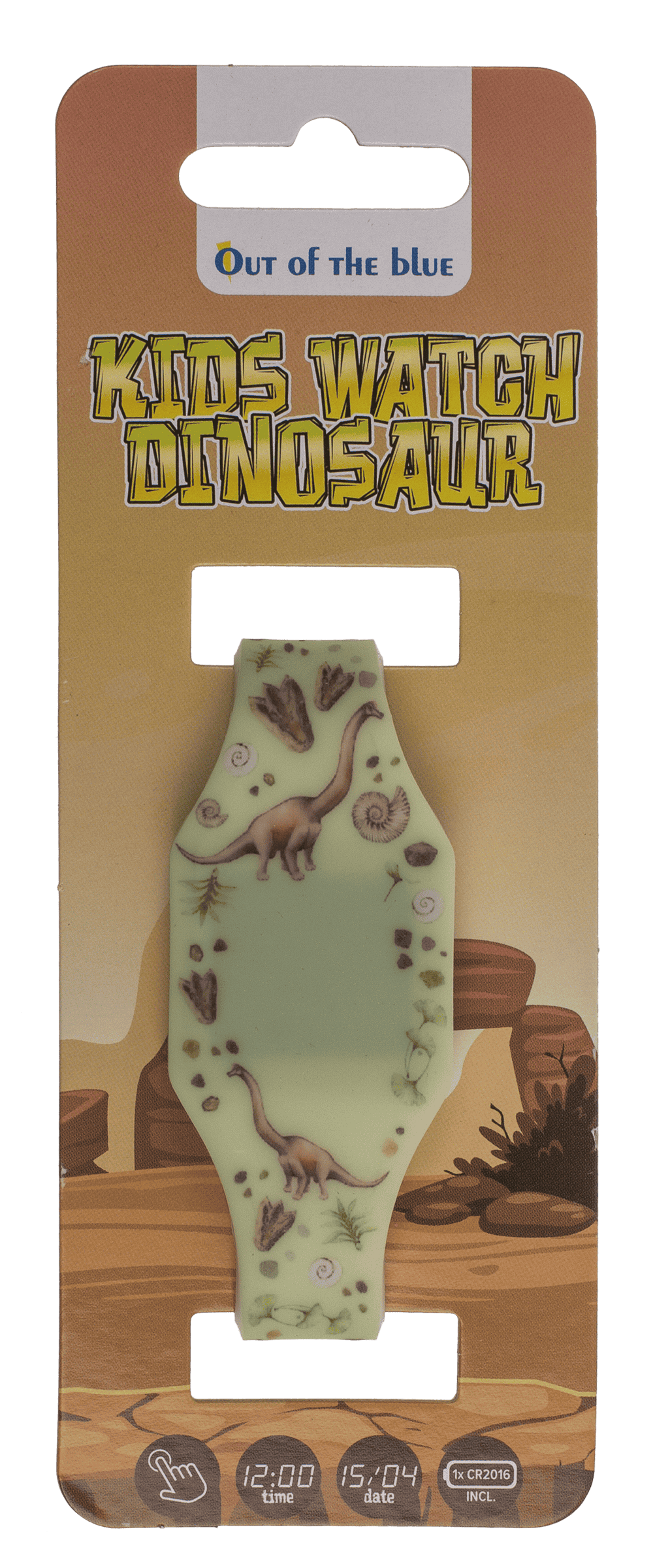 Kids watch, dinosaur, with LED display,