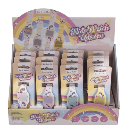 Kids watch, unicorn, with LED display,