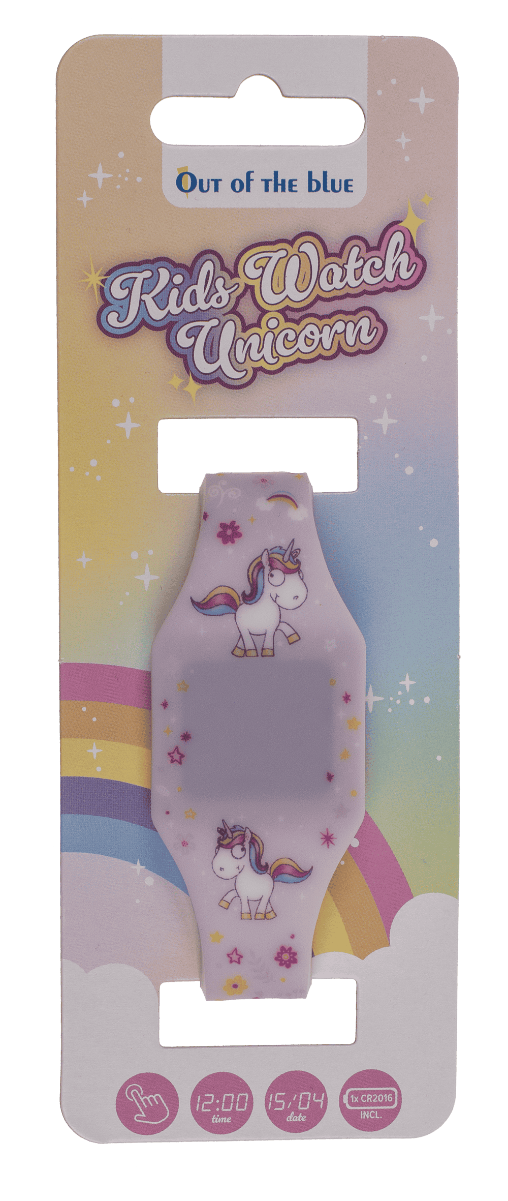Kids watch, unicorn, with LED display,