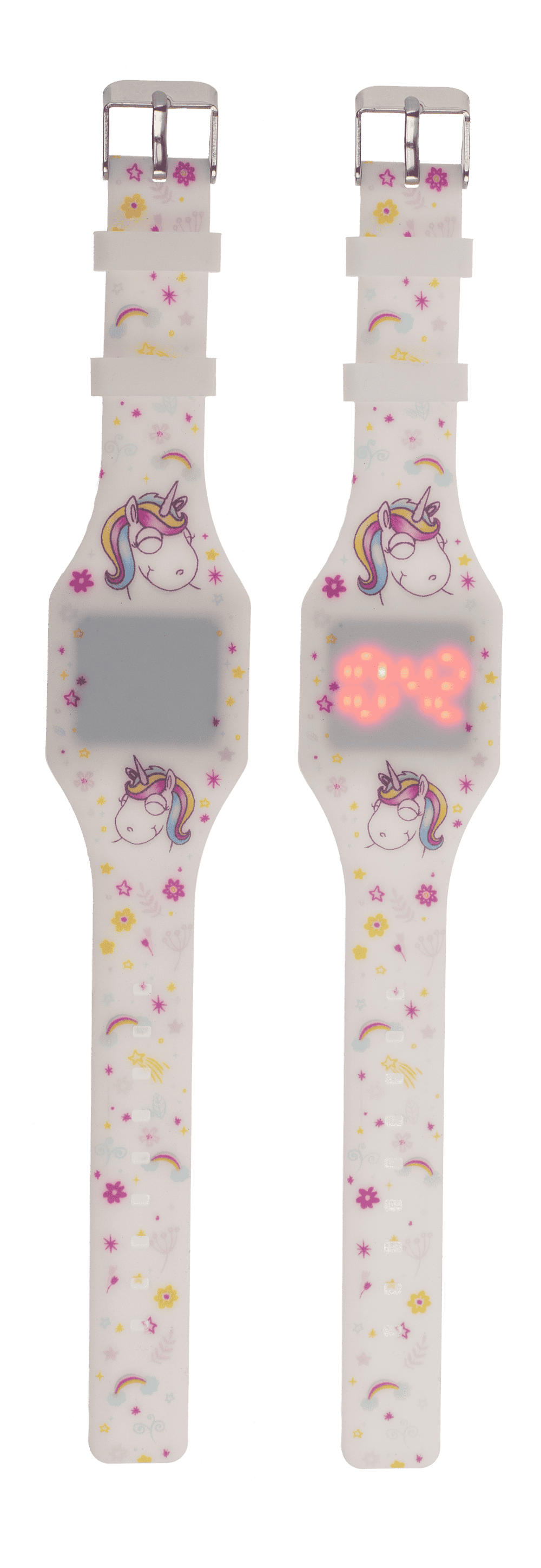 Kids watch, unicorn, with LED display,