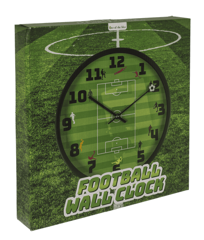 Wall clock, Football, 30 x 30 x 4,5 cm,