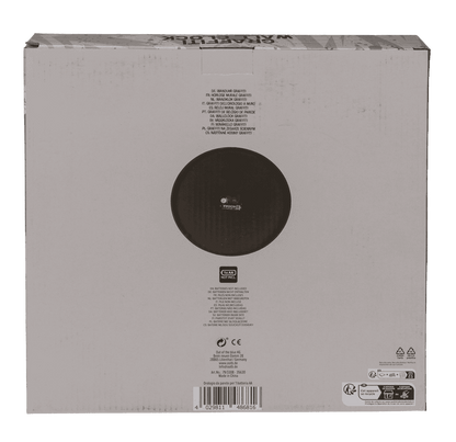 Wall clock, Graffiti, 30 x 30 x 4,5 cm,