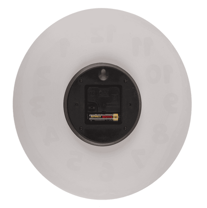 Glas wall clock,Tree Slice, 27 x 30 x 4 cm,