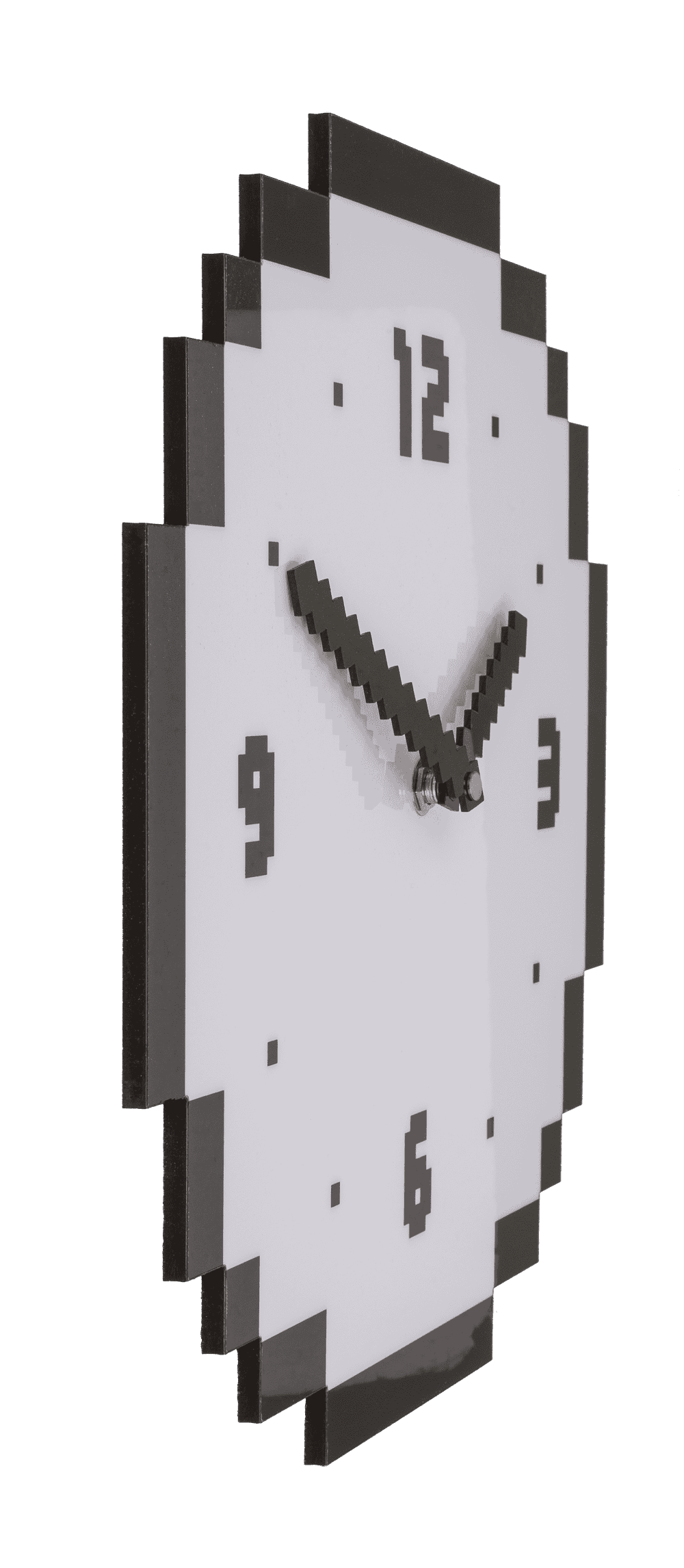Wall clock, Pixel, 30 x 30 cm,
