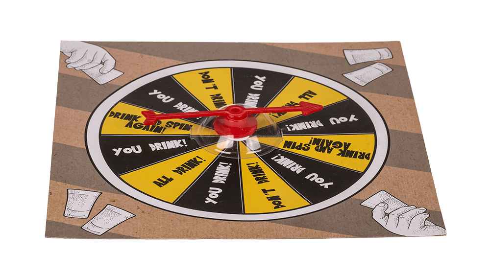 Drinking game, Shot spinner,