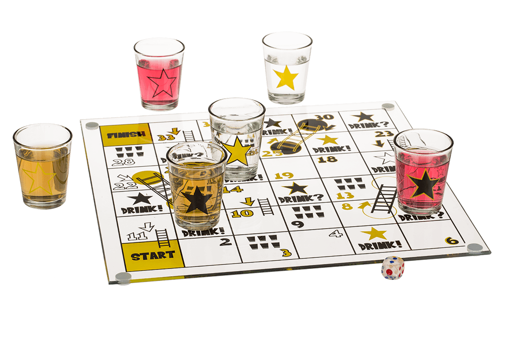 Dinking game, Snakes and Ladders,