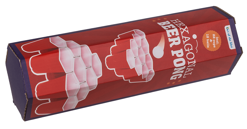 Drinking game, Hexagonal Beer Pong,