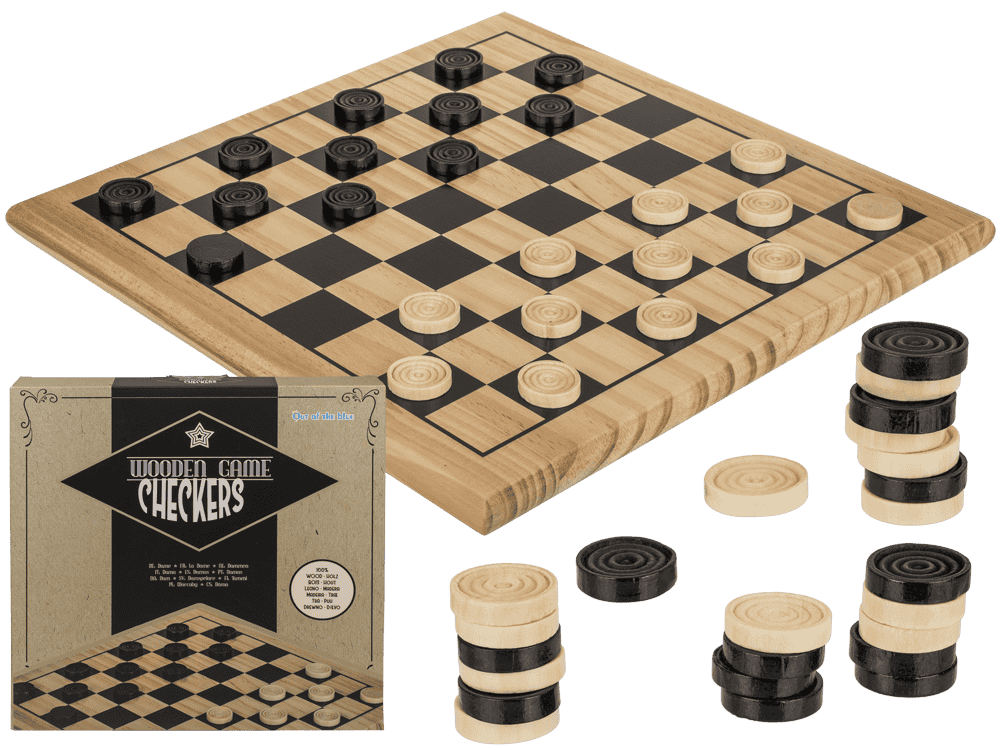 Wood-game, Checkers,