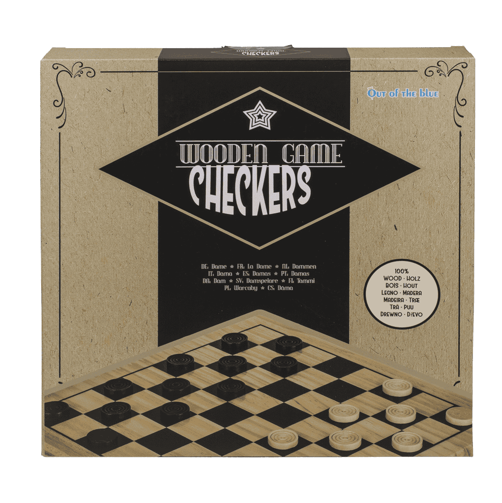 Wood-game, Checkers,