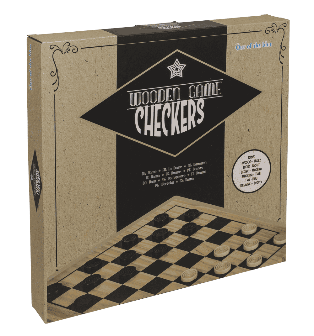 Wood-game, Checkers,