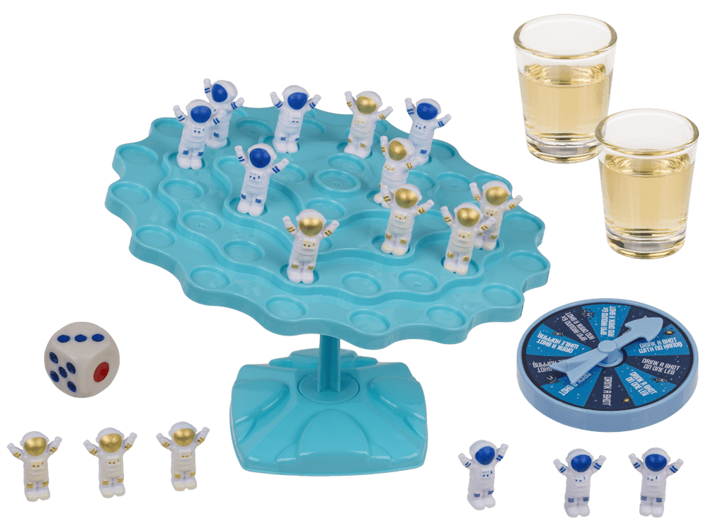 Drinking Game, Spaced Out, approx. 16,8 cm,