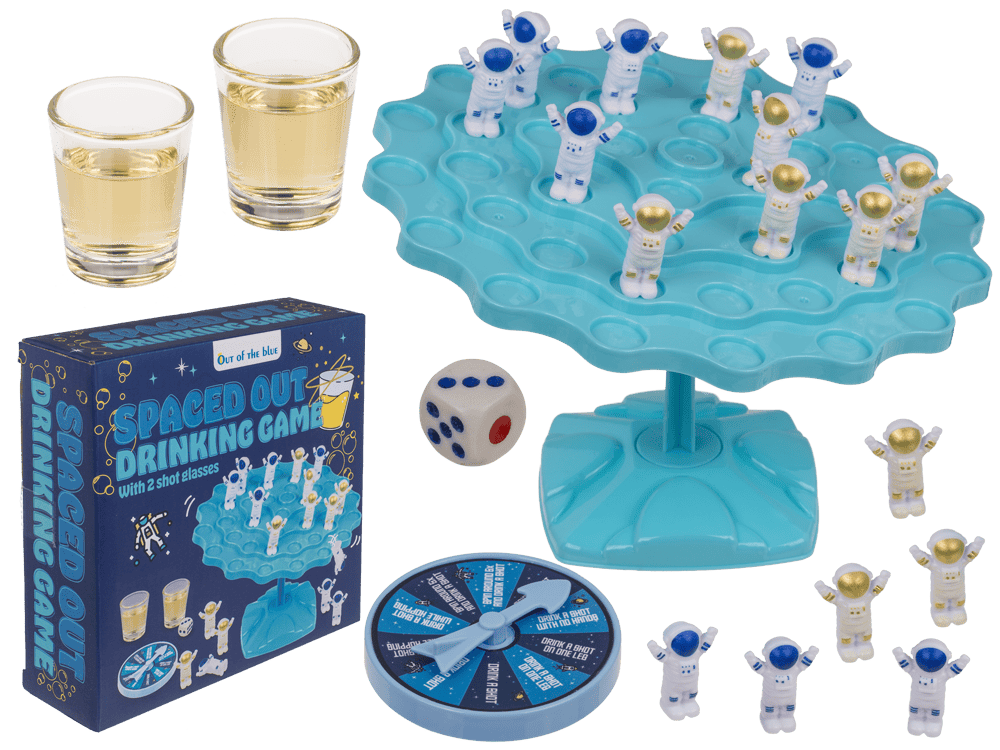 Trinkspiel, Spaced Out, ca. 16,8 cm,