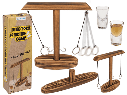 Wooden Ring Toss Drinking Game,
