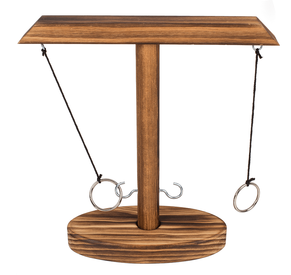 Wooden Ring Toss Drinking Game,