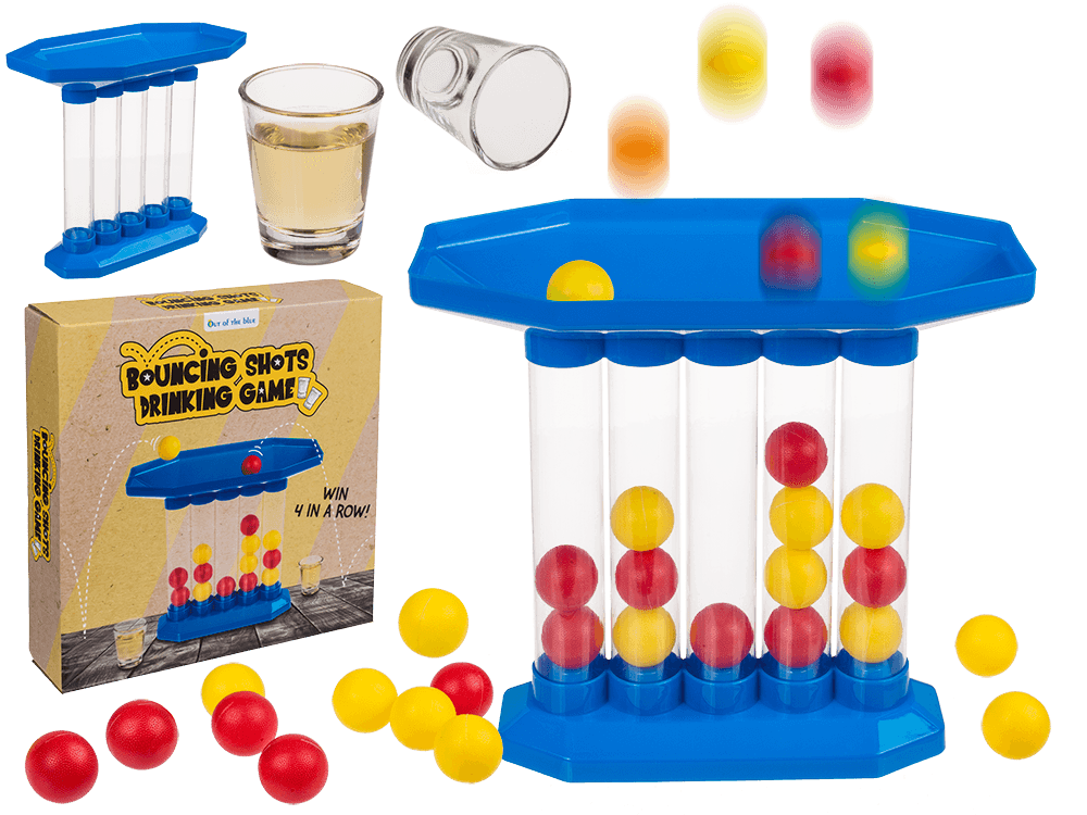 Drinking game, Bouncing Shots, approx 26,5 x 6 cm,