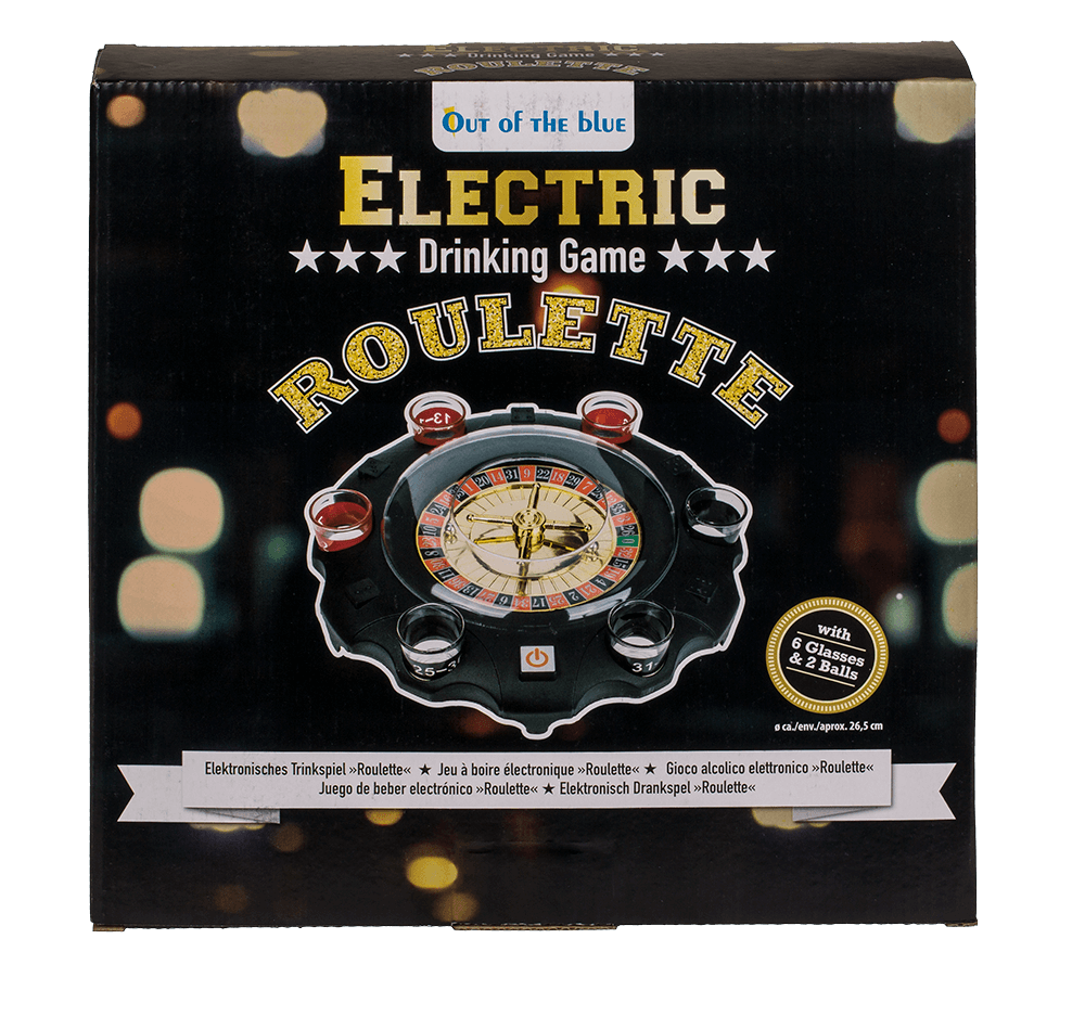 Electronic Drinking Game, Roulette with 6 glasses,