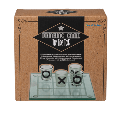 Glass drinking game, Tic Tac Toe with 9 glasses,
