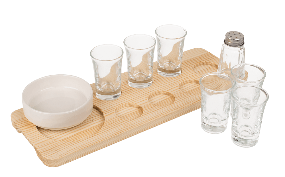 Tequila serving set,