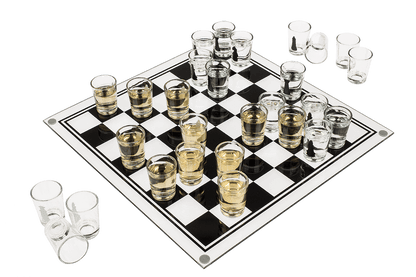 Glass drinking game, Chess