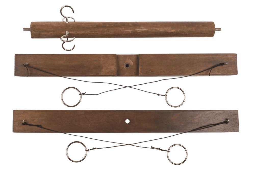 Wooden Ring Toss Drinking Game, Height: 32,5 cm,