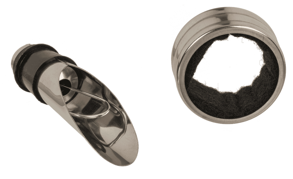 Wine Bottle Set, incl. Wine Collar, Wine Pourer