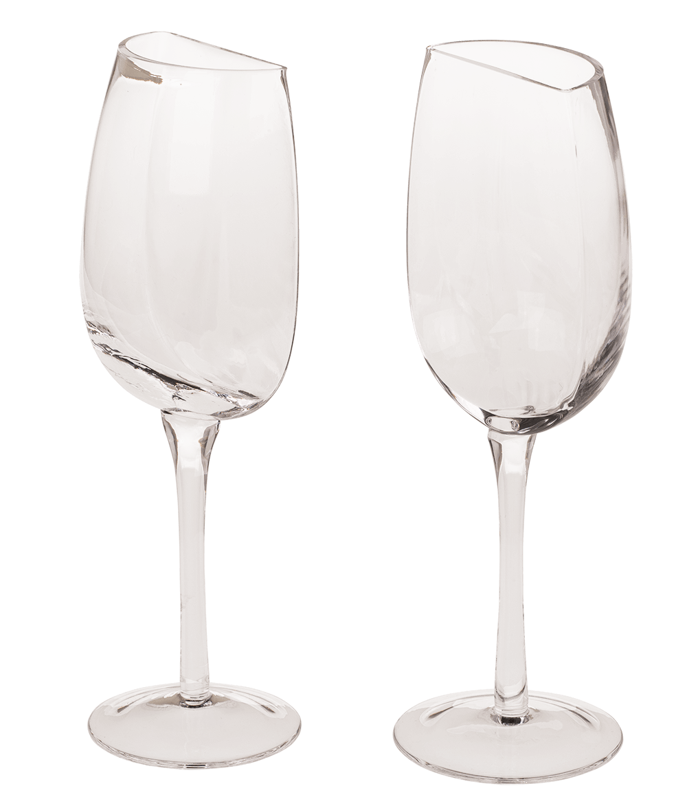 Half a Wine Glass, approx. 21 x 8 cm,